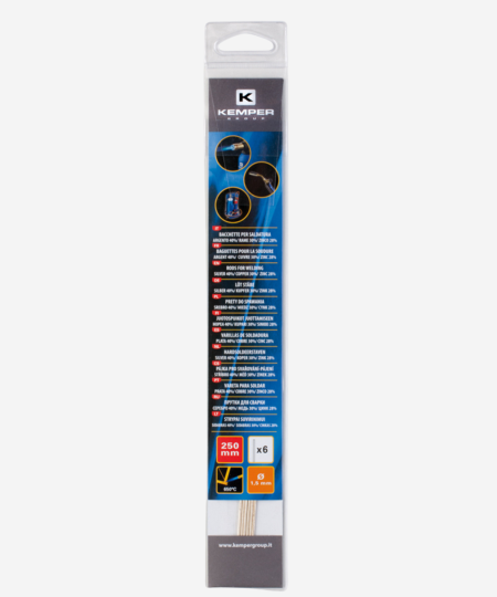 Vareta para Soldar Cobra/Prata 40% Nº6 Dim1,5mm - Outlet